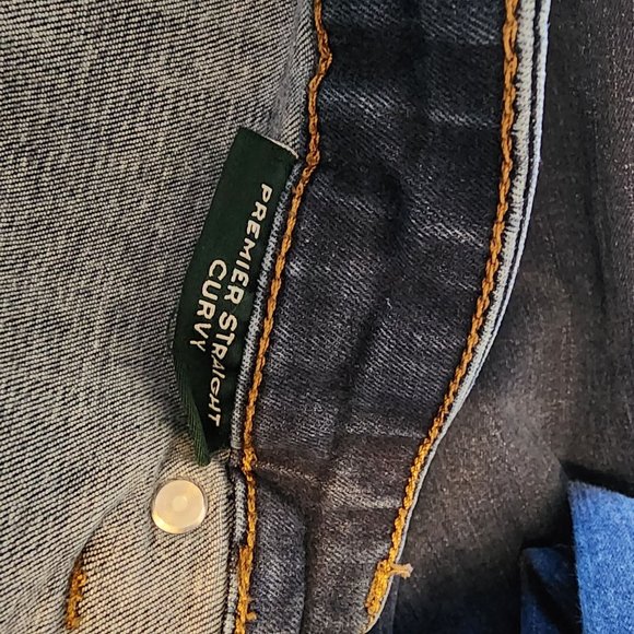 Lauren Ralph Lauren Size 10 Jeans Dark Wash - Picture 11 of 16